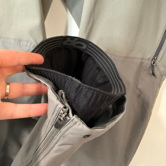 Outdoor Research Men's Pants Trailbreaker Shell Snow Mountain Trail Grey XXL - Picture 7 of 13